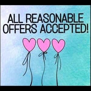 Prices are always negotiable.